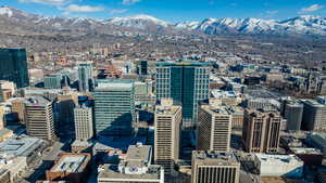 Salt Lake City, view of American Towers and surrounding.