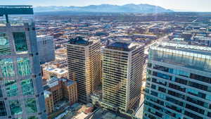 Beautiful downtown Salt Lake City high rise condominiums at The American Towers.