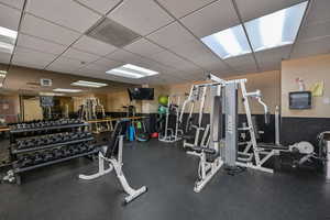 Community gym for residents.