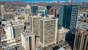 The American Towers situated in beautiful downtown Salt Lake City.