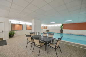 Indoor pool area.