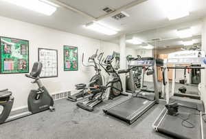 View of exercise room