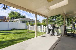 View of patio / terrace featuring area for grilling