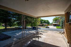 View of patio