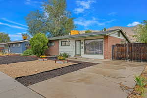 View of ranch-style home