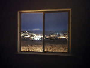 Night view from Master bedroom window