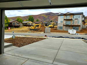 View from garage