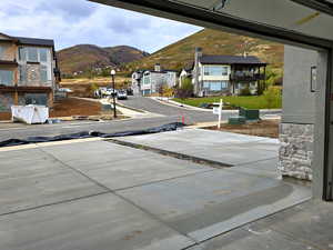 View from garage