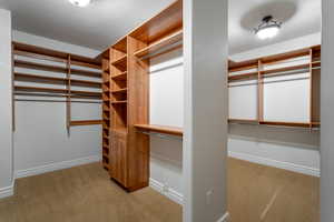 2 PRIMARY CLOSETS