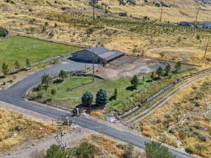 Bird's eye view with a rural view