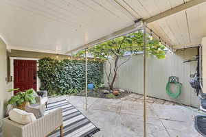 Lovely outdoor atrium space.