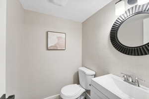 Main floor powder room.