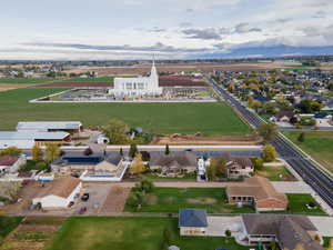 View from property to LDS Temple