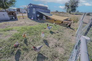 View of yard featuring a rural view