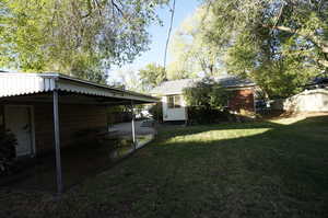 View of yard featuring a patio area