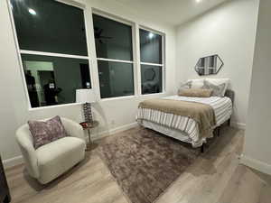 Bedroom featuring hardwood / wood-style floors