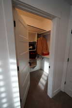 View of closet