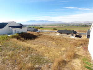 View of the Wellsville mountains and valley looking West, Southwest.