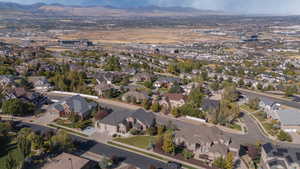 Birds eye view of front of property featuring valley views