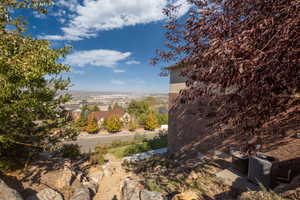 View of side yard.