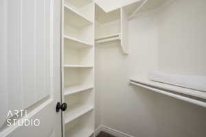 2nd bedroom walk in closet