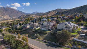 Drone / aerial view featuring a mountain views to the South East