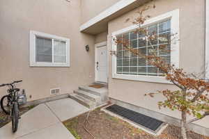 View of entrance to property