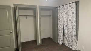 Good size Bedroom with two closet doors