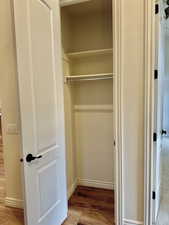 View of coat  closet