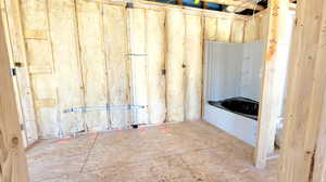 Bedroom 1 Attached Bathroom with tub/shower combination unit