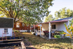 View of yard featuring a patio area