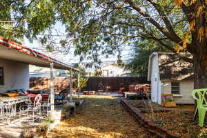 View of yard featuring a patio