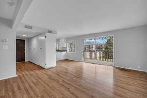 Living room + entry way