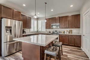 Kitchen with Large Island.