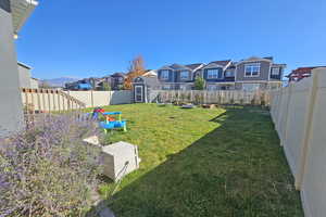 Spacious Back Yard.