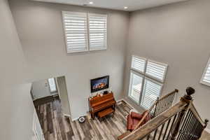 Vaulted Ceilings with Ample Natural Light.