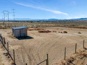 Property view of mountains featuring a rural view