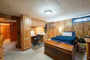 Second view of basement bedroom.