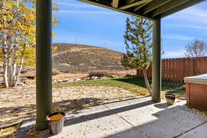 View of patio