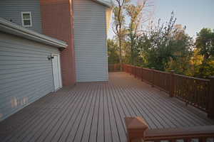 View of deck