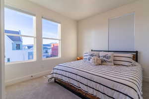 Just one of 6 generous bedrooms, this third floor room is steps away from a full bathroom and laundry.