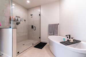 Enjoy a relaxing shower or soak in this amazing Primary Bathroom.