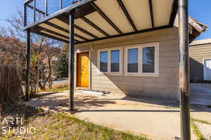 Front patio and Deck