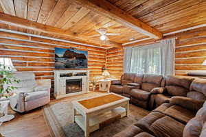 Front family room w/ wood floors