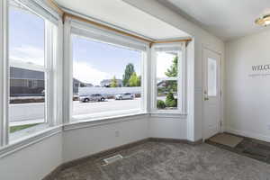 View of carpeted entryway