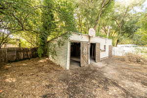 View of outbuilding