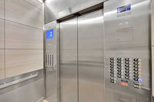 Modernized elevator.