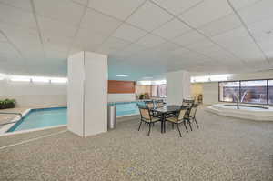 Indoor pool area.