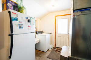 Laundry area featuring washer / dryer