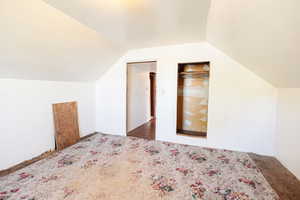 Bonus room with lofted ceiling